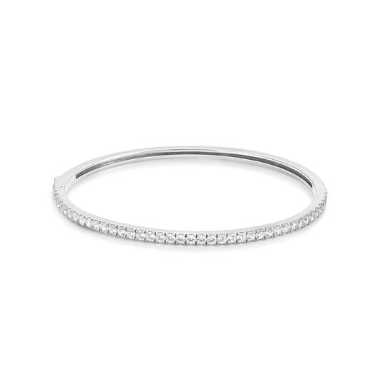  Fairy Dust - Bracelets à maillons - Argent / Rhodié - Zircone - 18,5cm